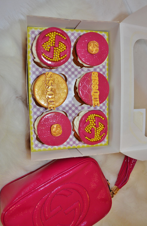 Luxury, cupcakes, gucci
